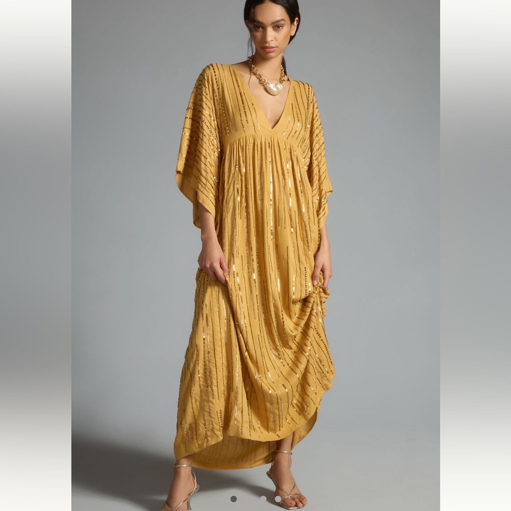 Anthropologie maxi dress